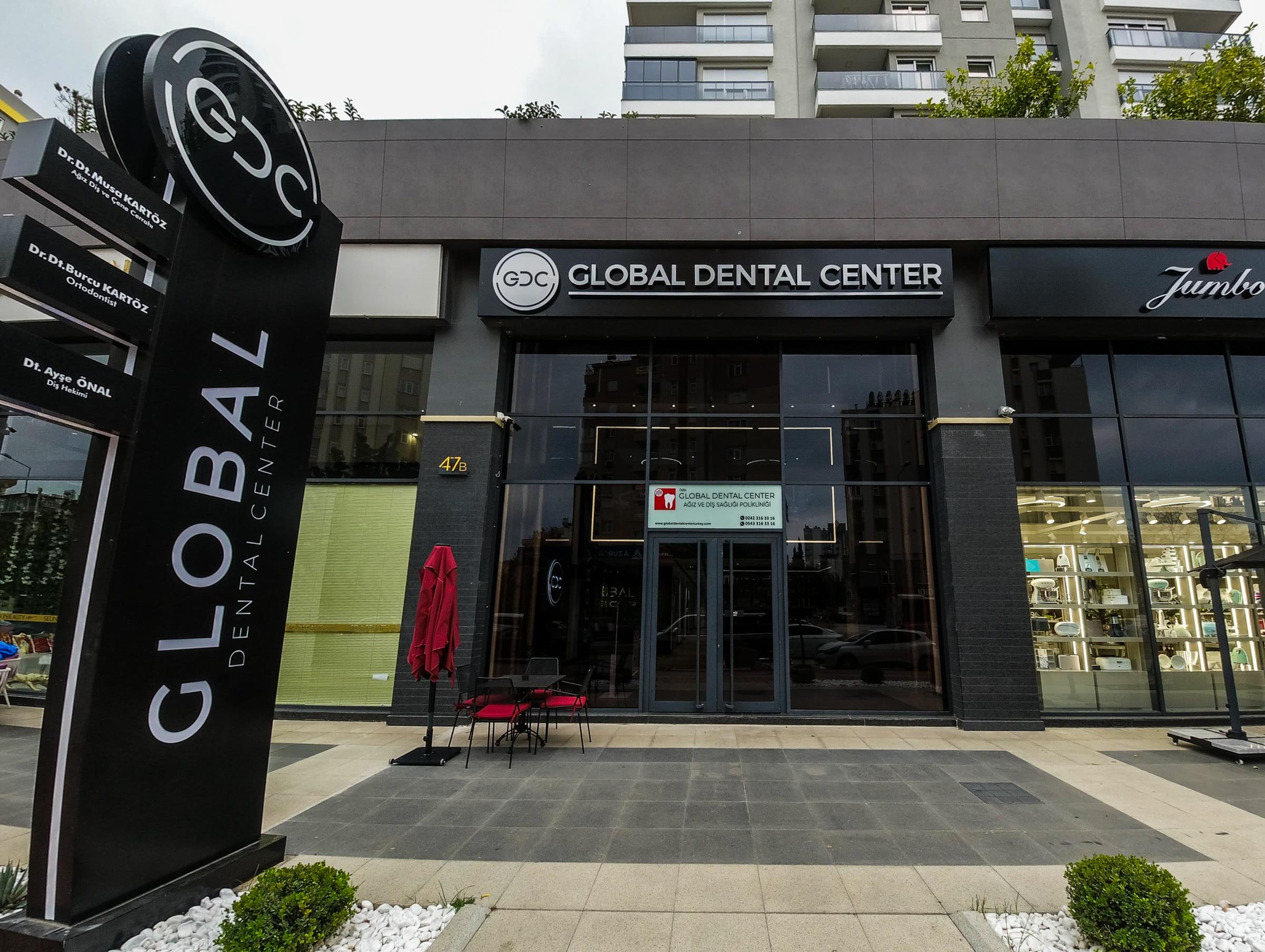 Global Dental Center Turkey clinic building exterior view 2